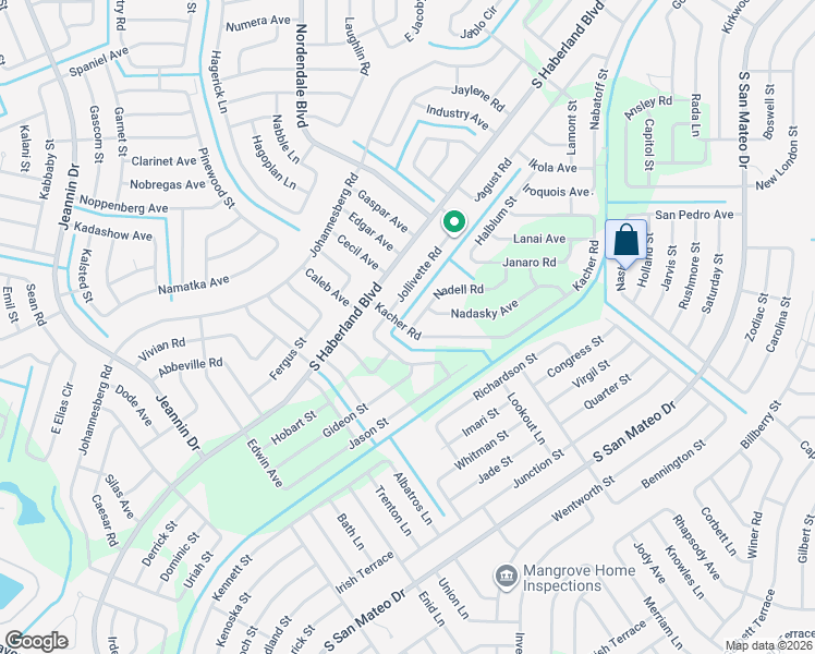 map of restaurants, bars, coffee shops, grocery stores, and more near 3197 Kacher Road in North Port