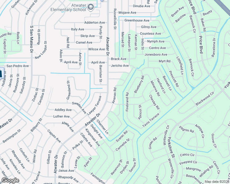 map of restaurants, bars, coffee shops, grocery stores, and more near 2304 Atwater Drive in North Port