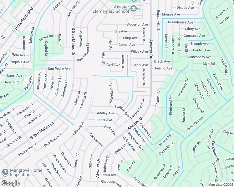 map of restaurants, bars, coffee shops, grocery stores, and more near 2431 Waller Road in North Port