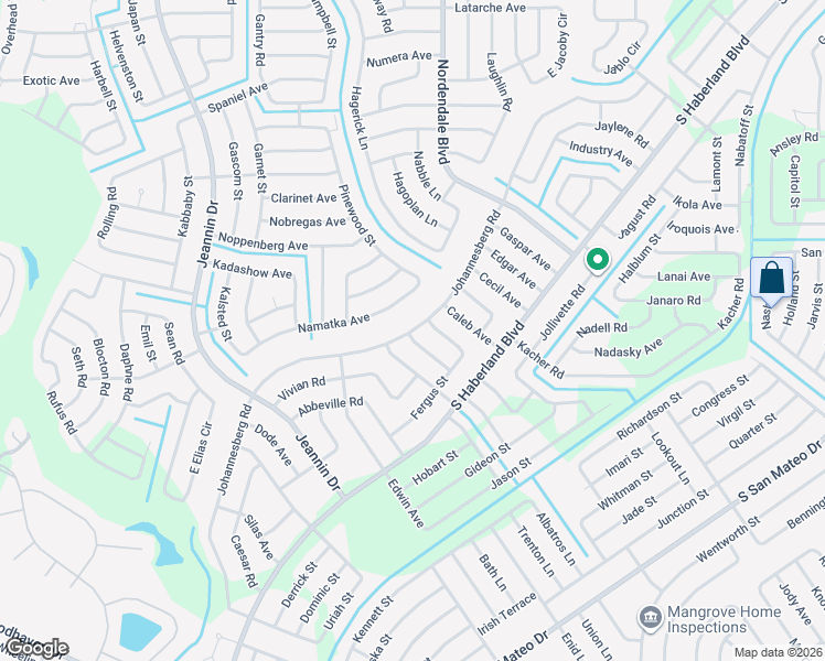 map of restaurants, bars, coffee shops, grocery stores, and more near 3132 Johannesberg Road in North Port