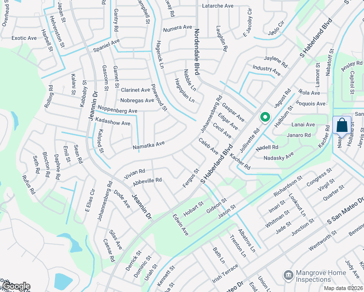 map of restaurants, bars, coffee shops, grocery stores, and more near 3177 Johannesberg Road in North Port