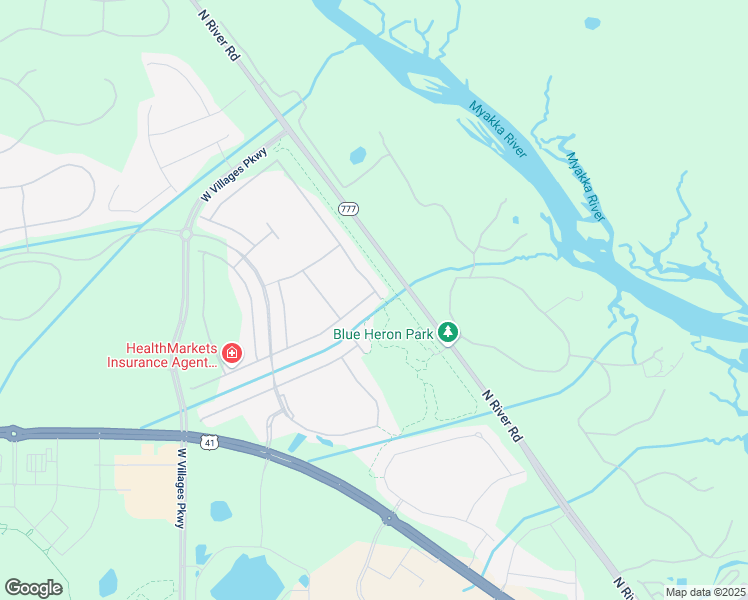 map of restaurants, bars, coffee shops, grocery stores, and more near 11540 Tapestry Lane in Venice