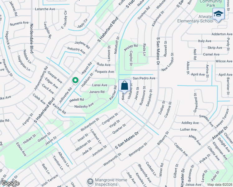 map of restaurants, bars, coffee shops, grocery stores, and more near 3774 Kacher Road in North Port