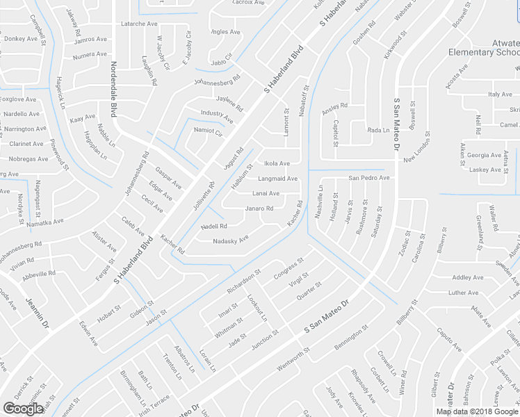 map of restaurants, bars, coffee shops, grocery stores, and more near Janaro Road in North Port