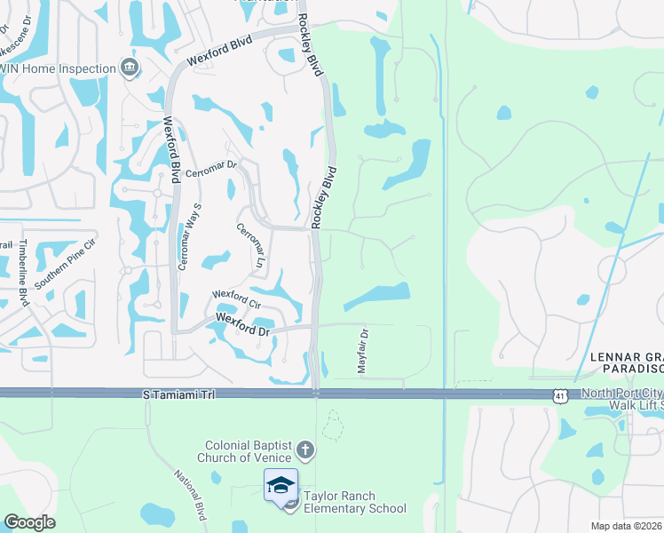 map of restaurants, bars, coffee shops, grocery stores, and more near 334 Saint George Court in Venice