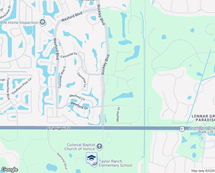 map of restaurants, bars, coffee shops, grocery stores, and more near 334 Saint George Court in Venice