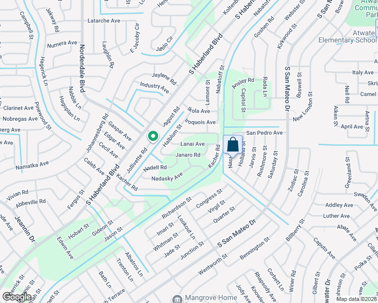 map of restaurants, bars, coffee shops, grocery stores, and more near Janaro Road in North Port