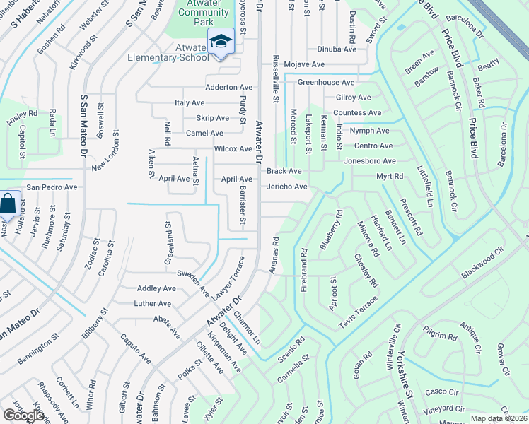 map of restaurants, bars, coffee shops, grocery stores, and more near 5004 Bonnet Avenue in North Port