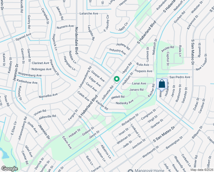 map of restaurants, bars, coffee shops, grocery stores, and more near 2687 Jollivette Road in North Port