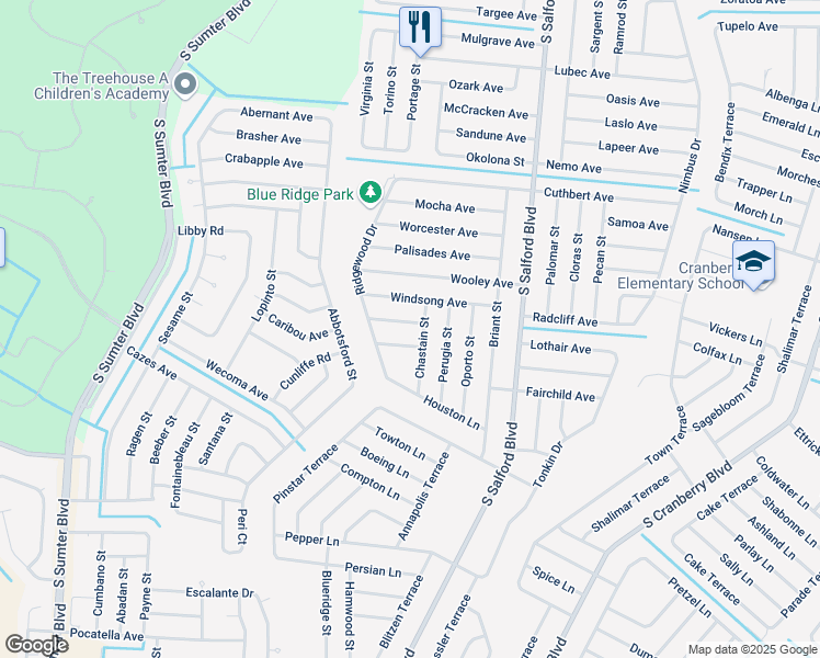 map of restaurants, bars, coffee shops, grocery stores, and more near 4431 Sargon Avenue in North Port