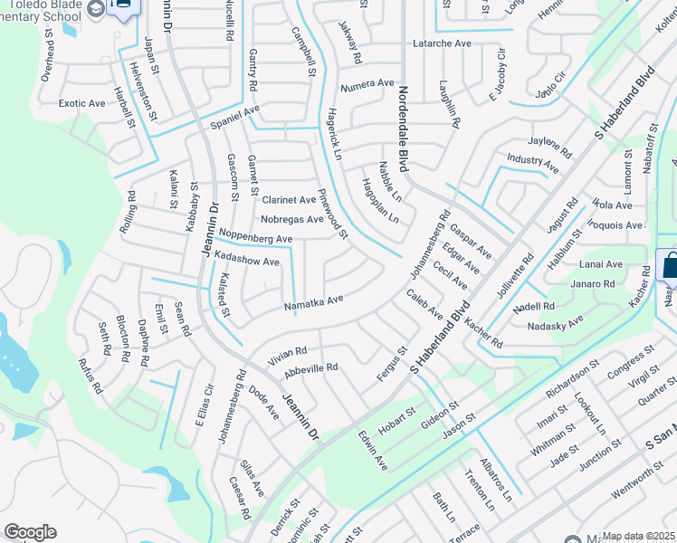 map of restaurants, bars, coffee shops, grocery stores, and more near 1928 Longstroth Avenue in North Port