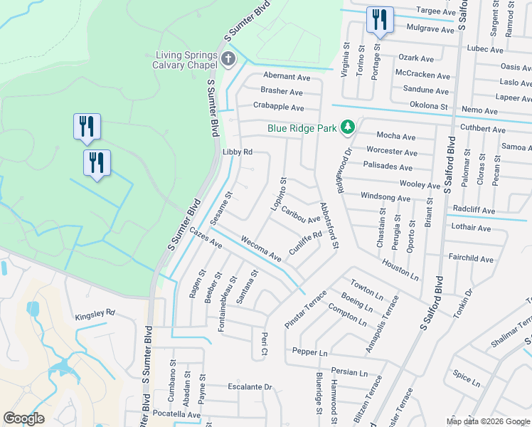 map of restaurants, bars, coffee shops, grocery stores, and more near 4678 Aldovin Avenue in North Port
