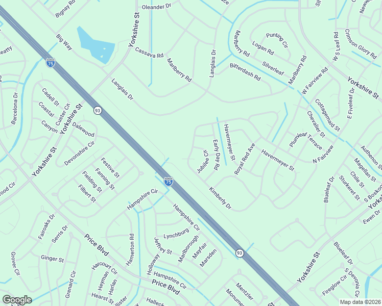 map of restaurants, bars, coffee shops, grocery stores, and more near Sandal Court in North Port