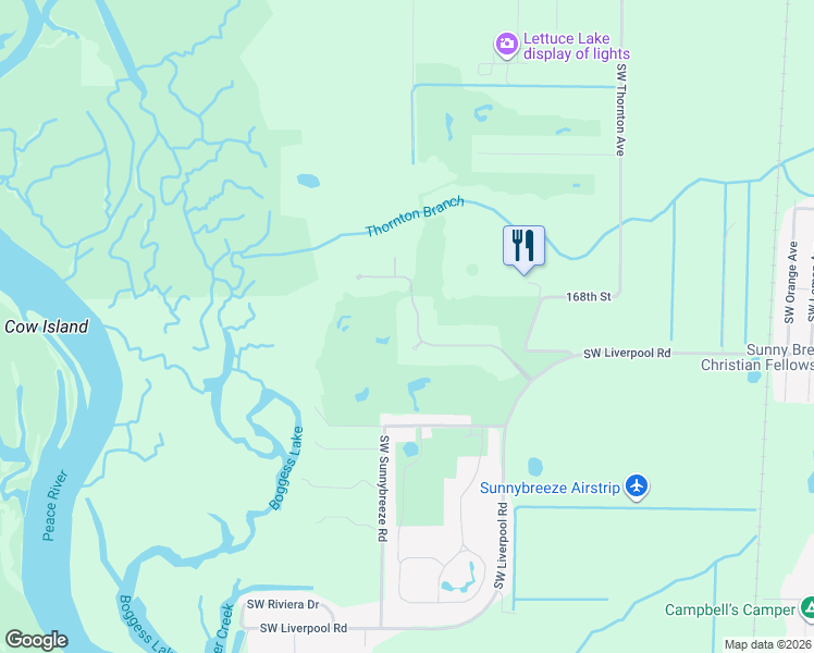 map of restaurants, bars, coffee shops, grocery stores, and more near 8269 Southwest Aviary Road in Arcadia