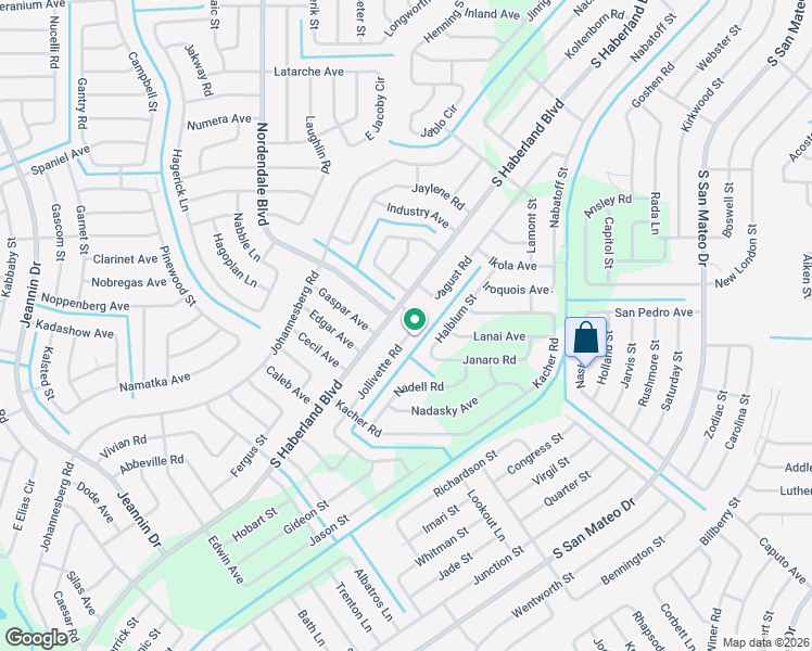 map of restaurants, bars, coffee shops, grocery stores, and more near 2510 Jollivette Road in North Port