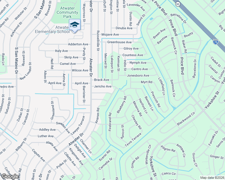 map of restaurants, bars, coffee shops, grocery stores, and more near 5284 Jericho Avenue in North Port