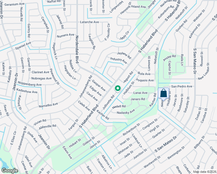 map of restaurants, bars, coffee shops, grocery stores, and more near 2613 South Haberland Boulevard in North Port