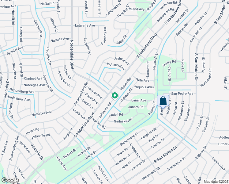 map of restaurants, bars, coffee shops, grocery stores, and more near 2510 Jollivette Rd in North Port