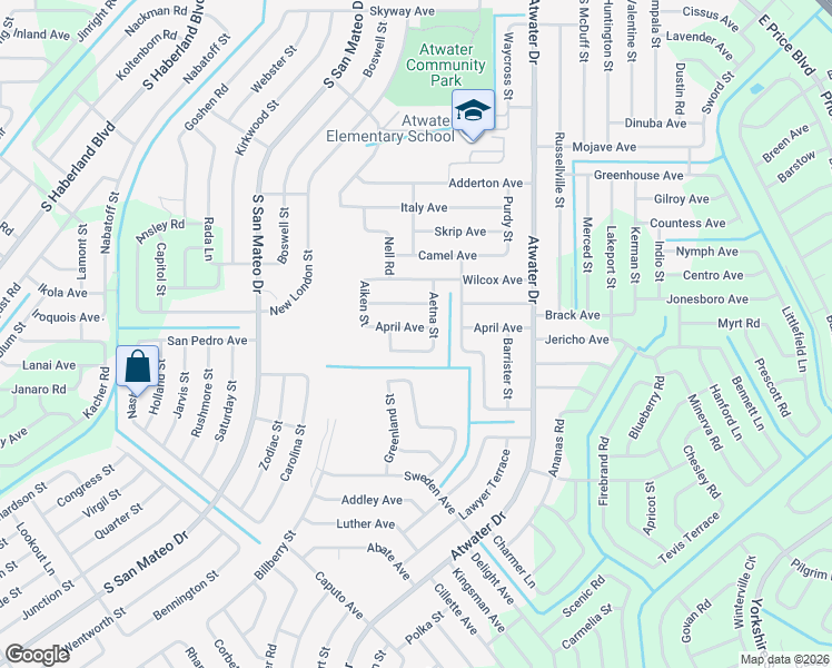 map of restaurants, bars, coffee shops, grocery stores, and more near 4667 Laskey Avenue in North Port