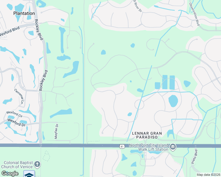 map of restaurants, bars, coffee shops, grocery stores, and more near 13660 Classico Court in Venice