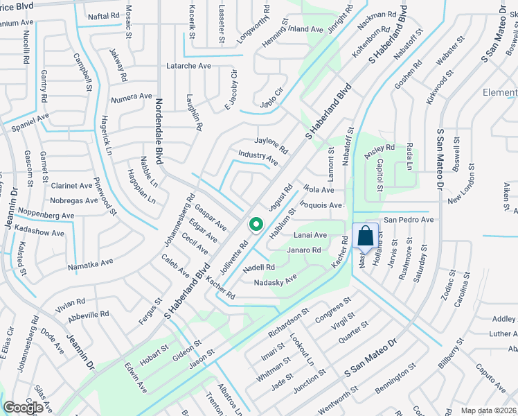 map of restaurants, bars, coffee shops, grocery stores, and more near 2510 Jollivette Road in North Port