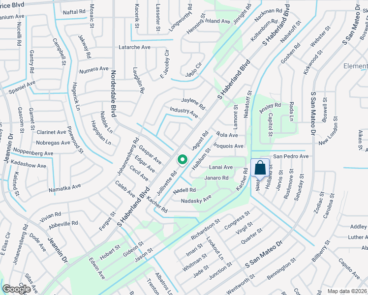 map of restaurants, bars, coffee shops, grocery stores, and more near 2510 Jollivette Road in North Port