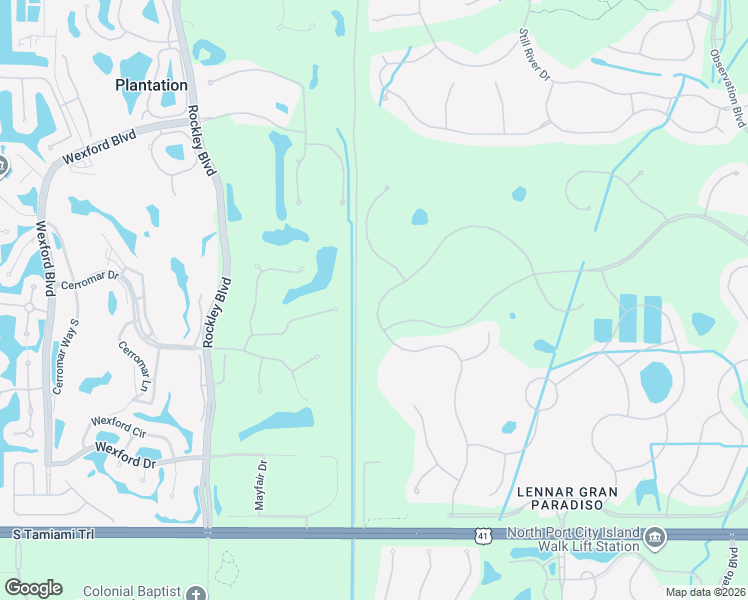 map of restaurants, bars, coffee shops, grocery stores, and more near 13858 Vancanza Drive in Venice