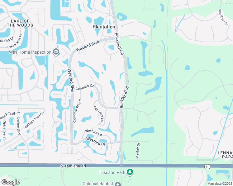 map of restaurants, bars, coffee shops, grocery stores, and more near 420 Cardiff Road in Venice