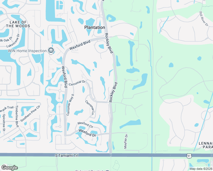 map of restaurants, bars, coffee shops, grocery stores, and more near 420 Cardiff Road in Venice