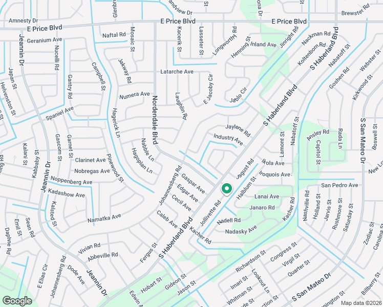 map of restaurants, bars, coffee shops, grocery stores, and more near 2450 Nordendale Boulevard in North Port