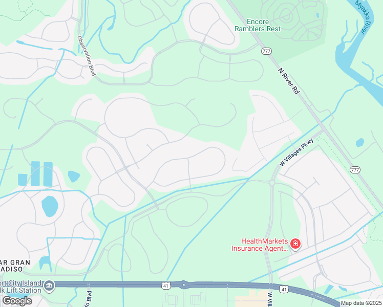 map of restaurants, bars, coffee shops, grocery stores, and more near 12505 Canavese Lane in Venice