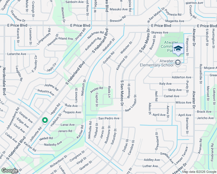 map of restaurants, bars, coffee shops, grocery stores, and more near 1758 Goshen Road in North Port