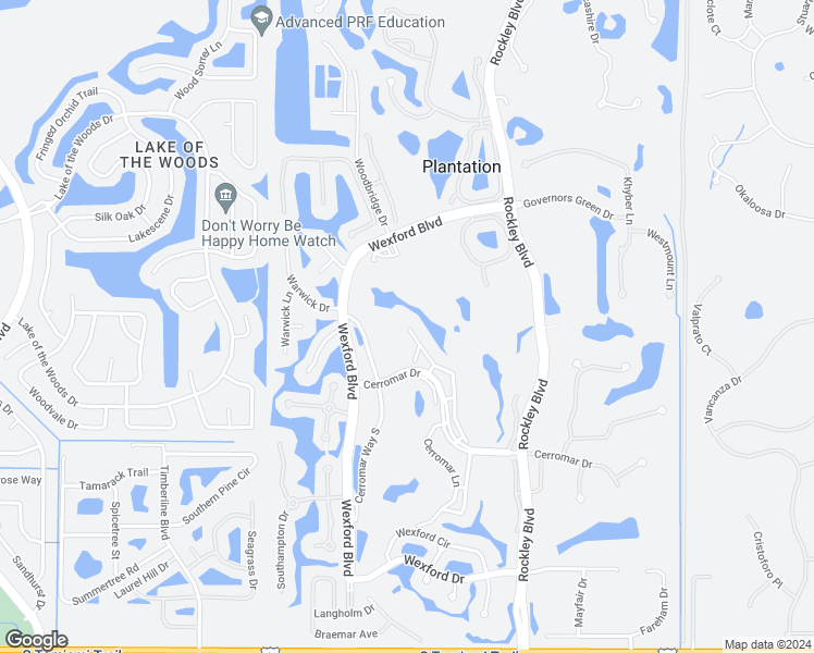 map of restaurants, bars, coffee shops, grocery stores, and more near 112 Cerromar Circle North in Venice