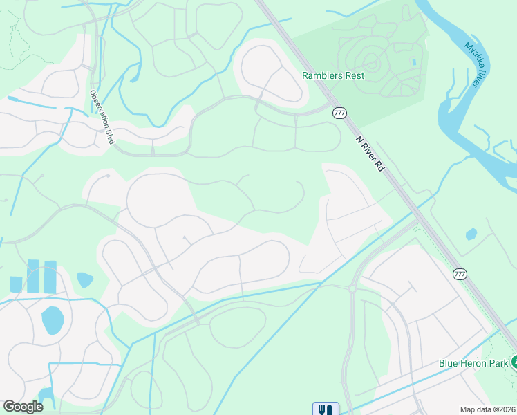 map of restaurants, bars, coffee shops, grocery stores, and more near 12370 Canavese Lane in Venice