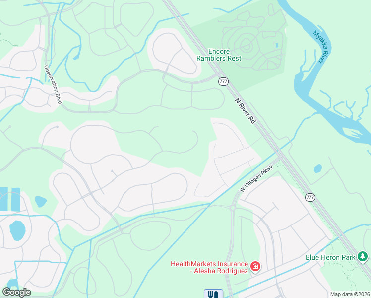 map of restaurants, bars, coffee shops, grocery stores, and more near 12308 Canavese Lane in Venice