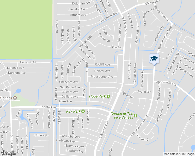 map of restaurants, bars, coffee shops, grocery stores, and more near 8256 Chesebro Avenue in North Port