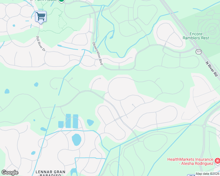 map of restaurants, bars, coffee shops, grocery stores, and more near 12910 Cinqueterre Drive in Venice