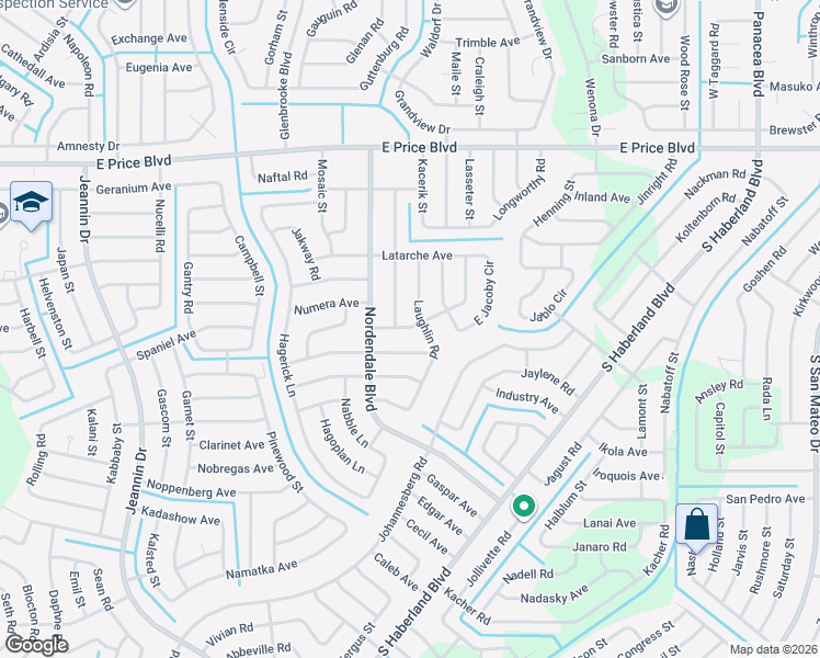 map of restaurants, bars, coffee shops, grocery stores, and more near 161 Kabat Avenue in North Port