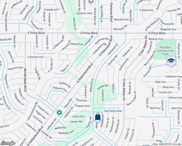 map of restaurants, bars, coffee shops, grocery stores, and more near 1533 Jagust Road in North Port