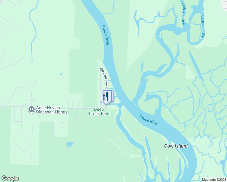 map of restaurants, bars, coffee shops, grocery stores, and more near 9650 Southwest Marina Drive in Arcadia