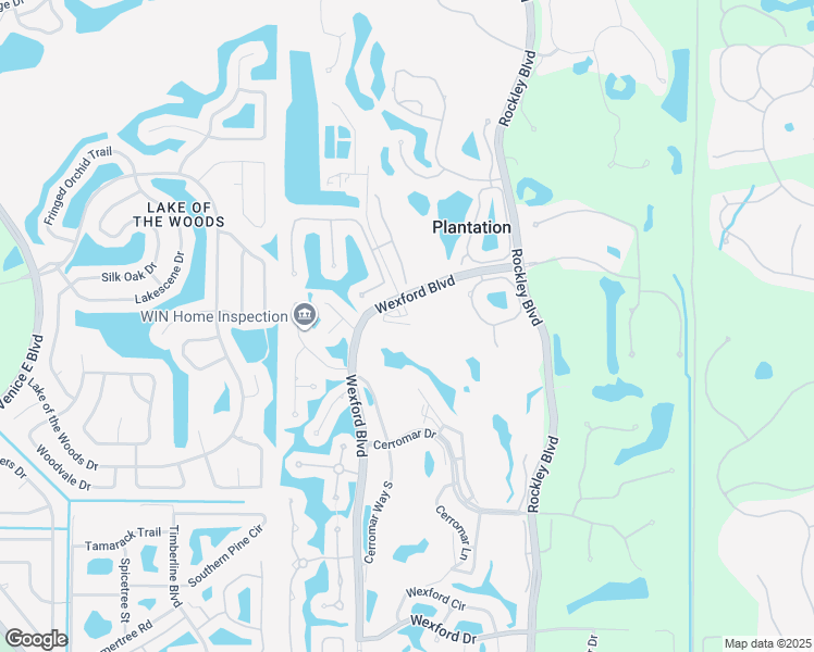 map of restaurants, bars, coffee shops, grocery stores, and more near 914 Wexford Boulevard in Venice