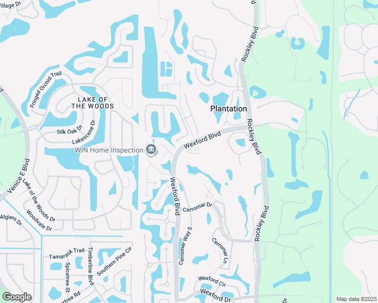 map of restaurants, bars, coffee shops, grocery stores, and more near 914 Wexford Boulevard in Venice