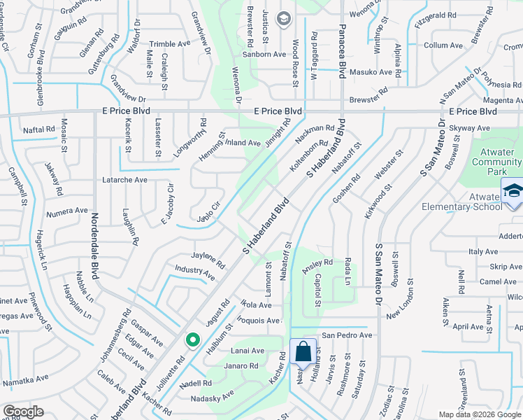 map of restaurants, bars, coffee shops, grocery stores, and more near 1563 South Haberland Boulevard in North Port
