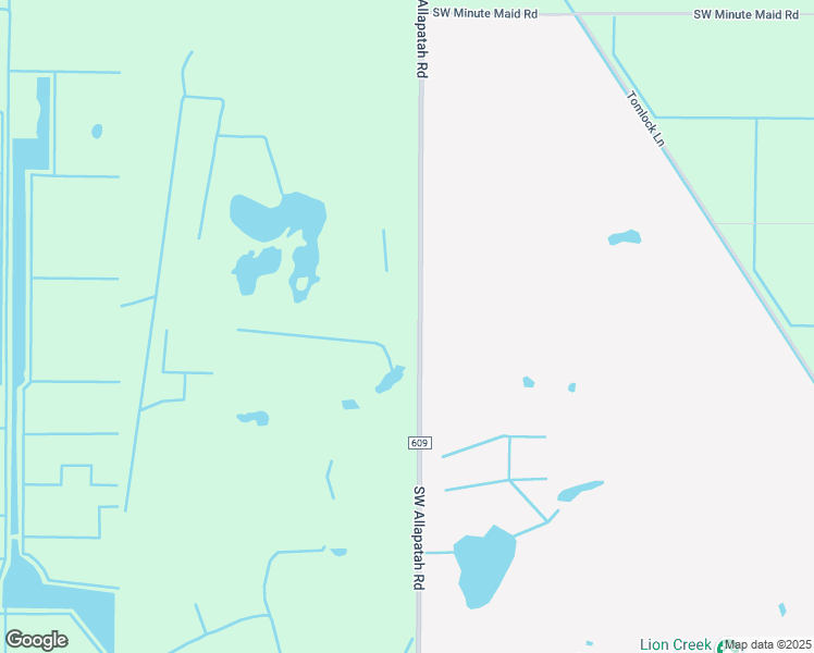 map of restaurants, bars, coffee shops, grocery stores, and more near 12042 County Road 609 in Indiantown