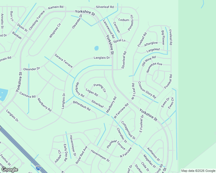 map of restaurants, bars, coffee shops, grocery stores, and more near Marlberry Road in North Port