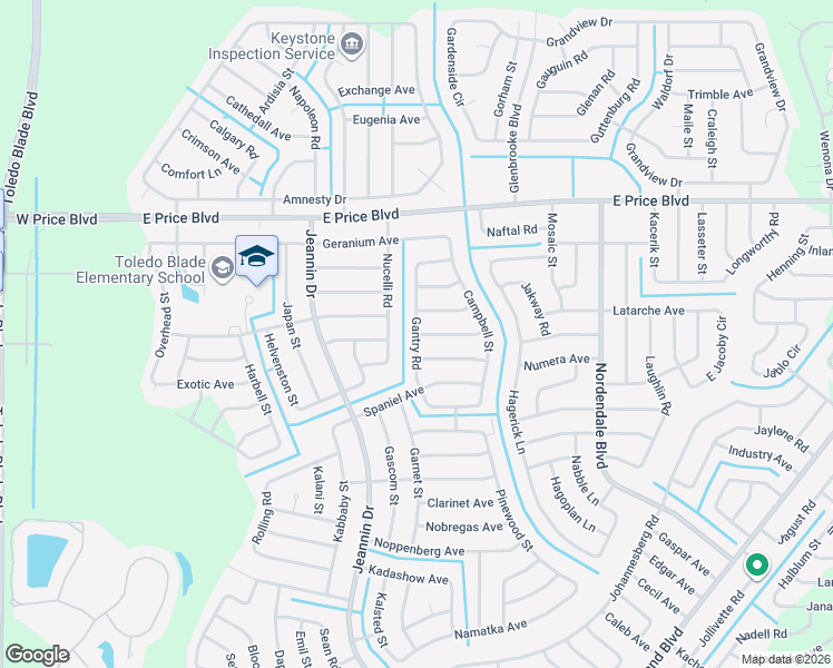map of restaurants, bars, coffee shops, grocery stores, and more near 1446 Nucelli Road in North Port