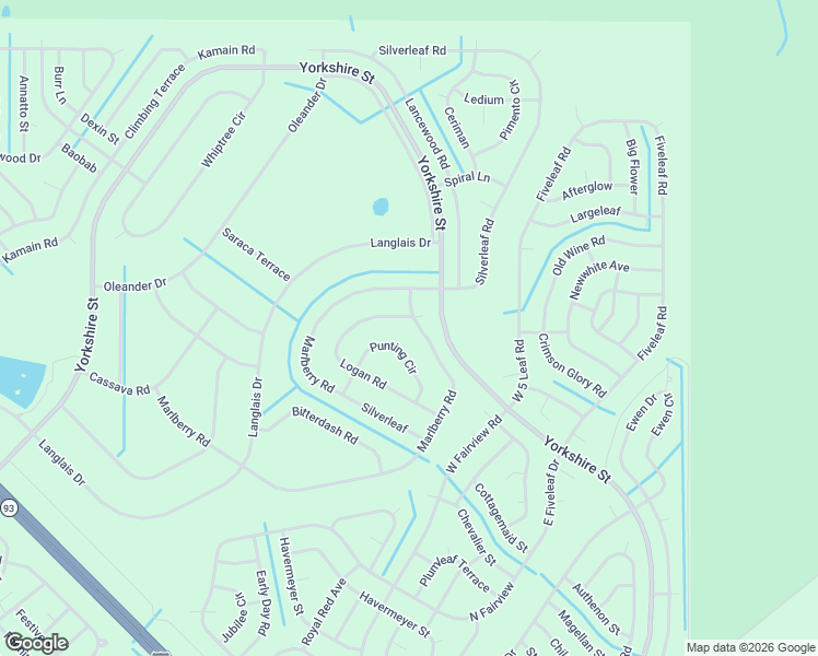 map of restaurants, bars, coffee shops, grocery stores, and more near Marlberry Road in North Port