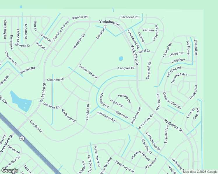 map of restaurants, bars, coffee shops, grocery stores, and more near 3738 Silverleaf Road in North Port