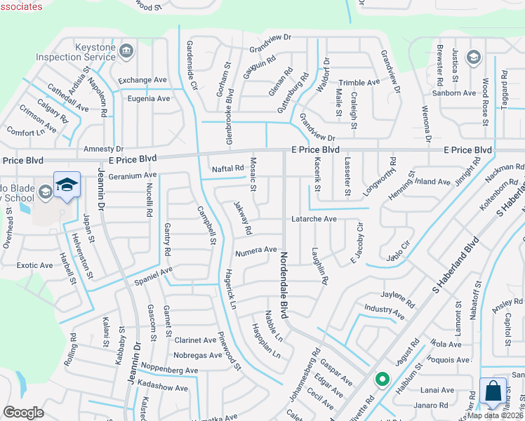 map of restaurants, bars, coffee shops, grocery stores, and more near 1464 Halacka Road in North Port
