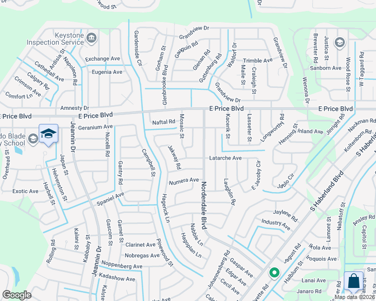 map of restaurants, bars, coffee shops, grocery stores, and more near 1464 Halacka Road in North Port